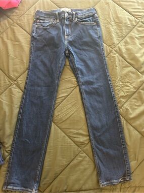 abercrombie kids dark blue denim jeans
